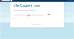 Desktop Screenshot of blog.killercappers.com