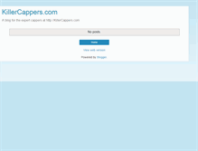 Tablet Screenshot of blog.killercappers.com
